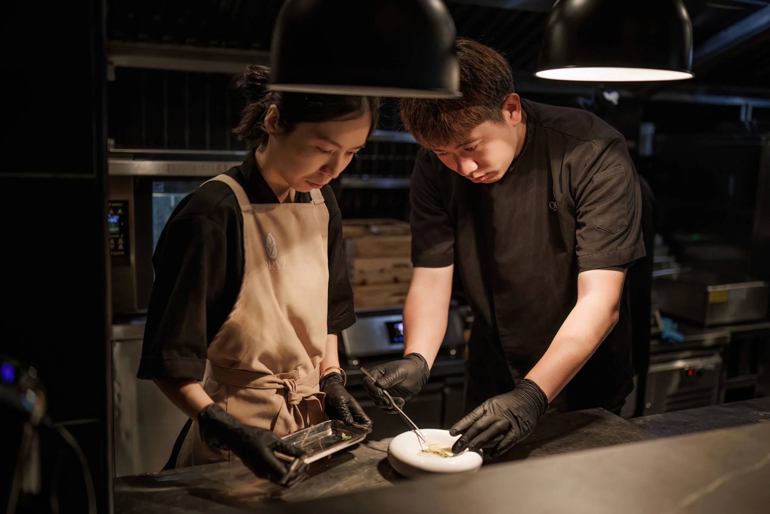 Chef Chris Fong & Sous- Chef Kim Anh Plating